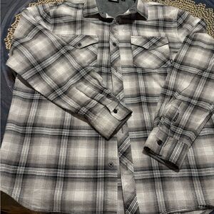 Vans Gray Shirt with Black Logo Tag